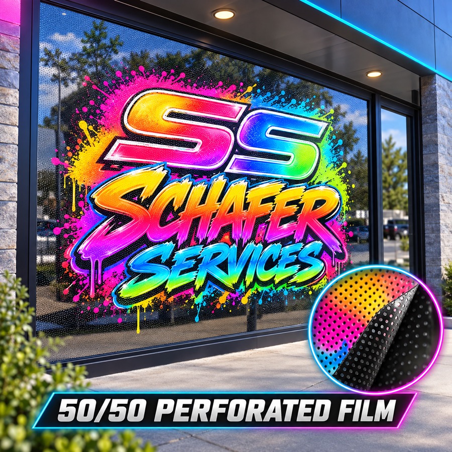 Perforated Window Film