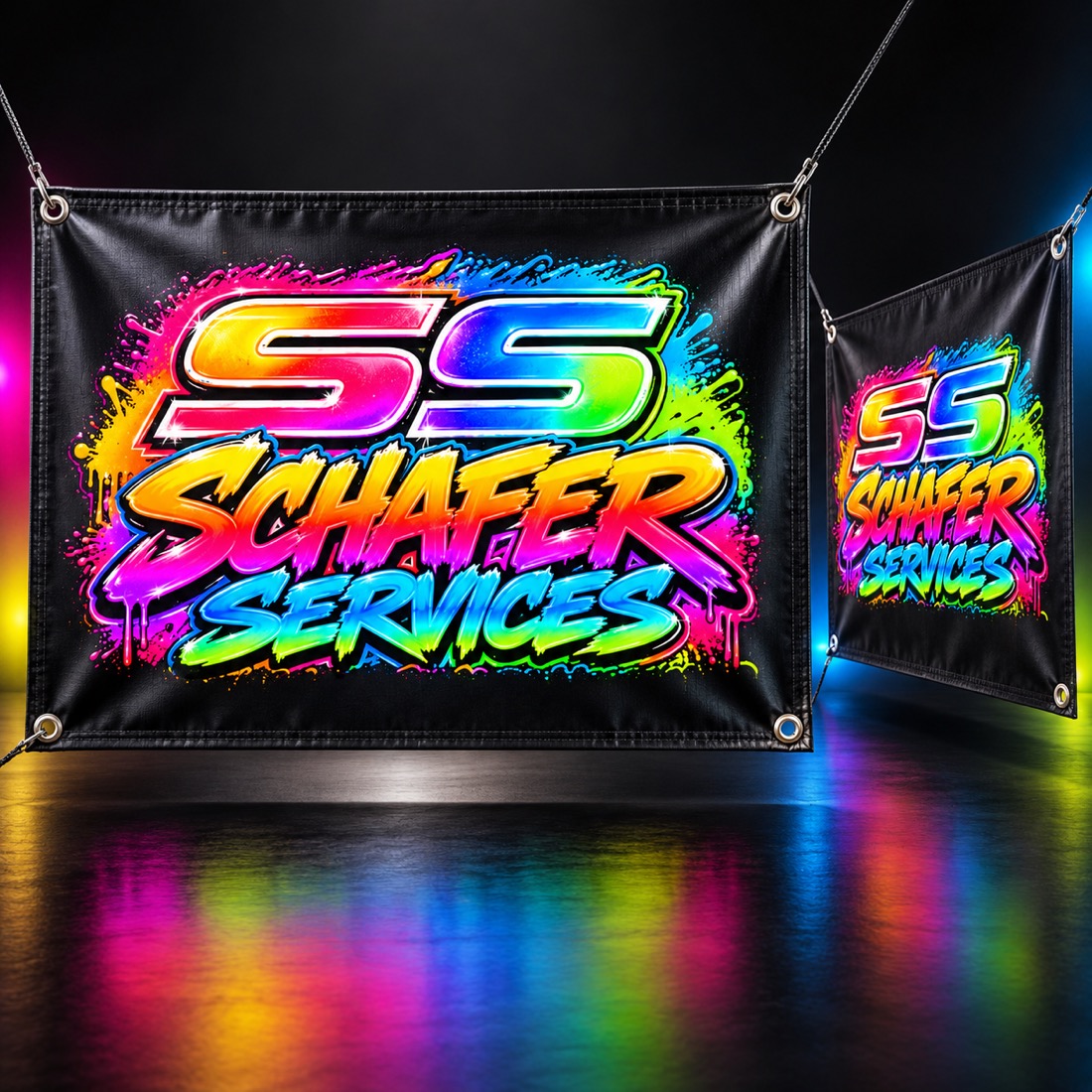 18 oz Blockout Banner, Double-Sided