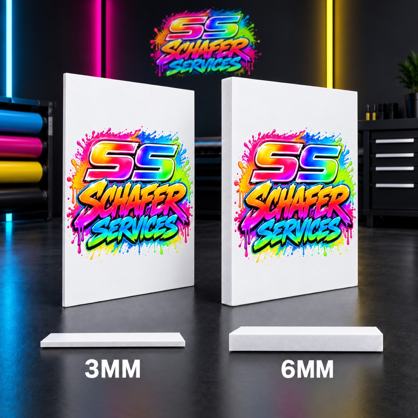 3 mm and 6 mm PVC Signs