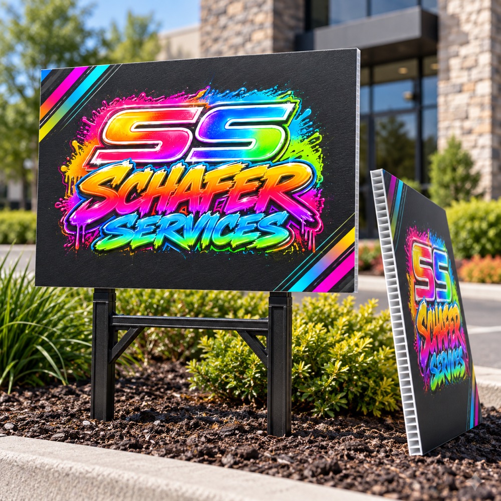 10 mm Heavy-Duty Corrugated Yard Signs
